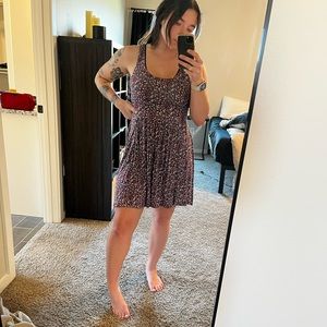 Floral American eagle dress